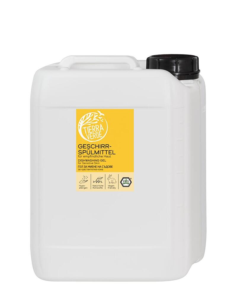  Gel na nádobí – citlivá pokožka (kanystr 5 l) DE+EN+BG
