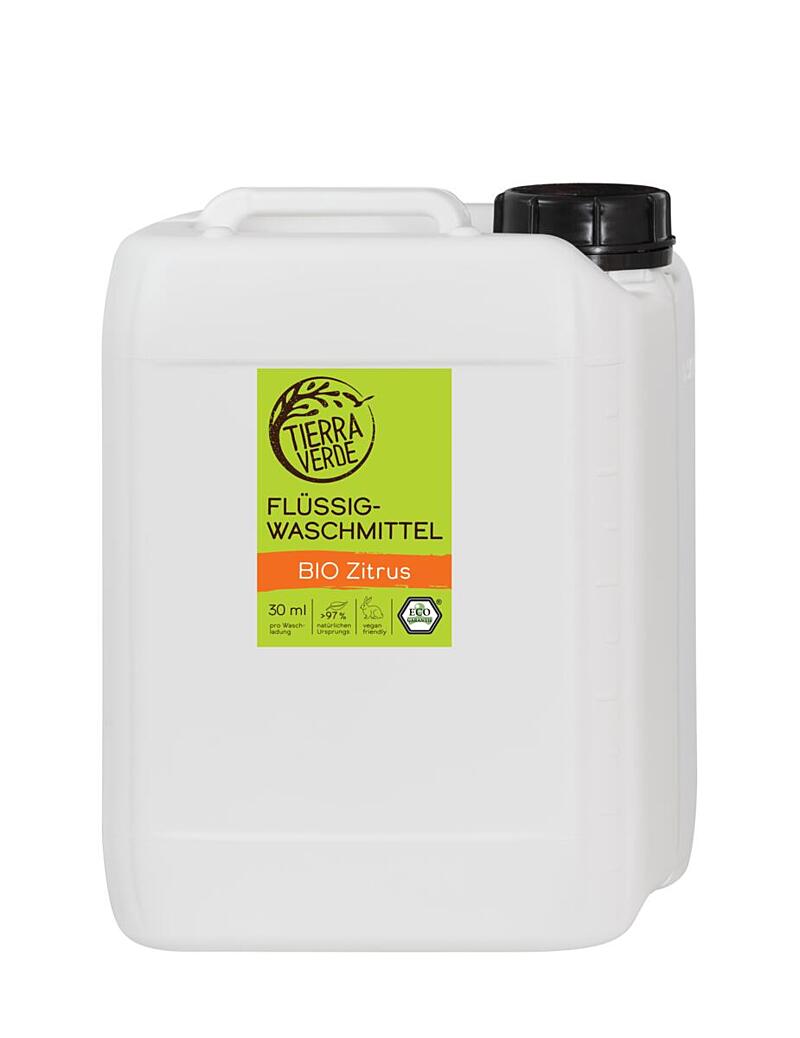  Prací gel s vůní BIO citrusů (kanystr 5 l) DE+EN+BG